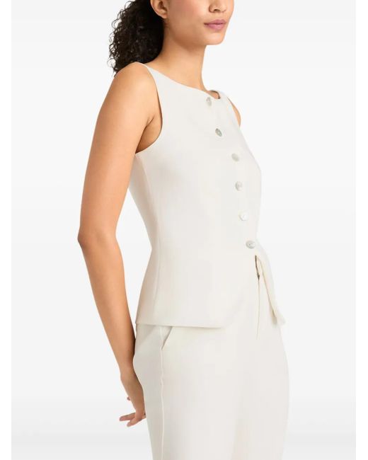 Cinq À Sept White Lemonis Vest