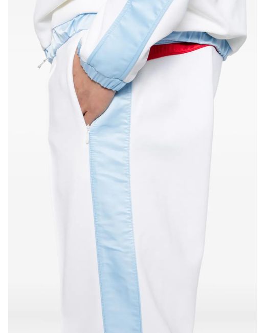 Casablanca White Hybrid Ski Track Pants for men