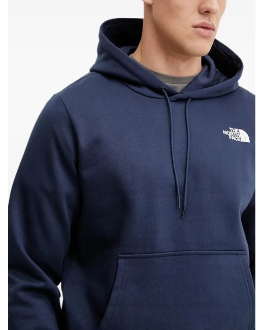 The North Face Blue Simple Dome Hoodie for men