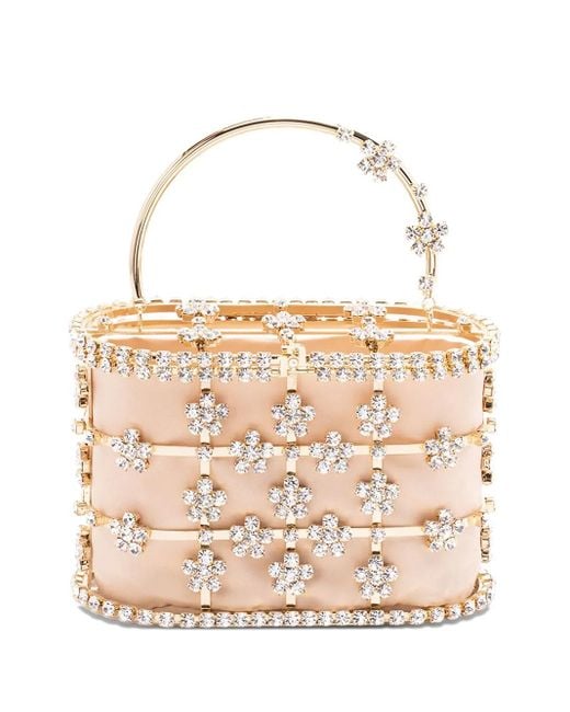 Sac À Main Holli Profumo À Ornements En Cristal Rosantica en coloris Natural