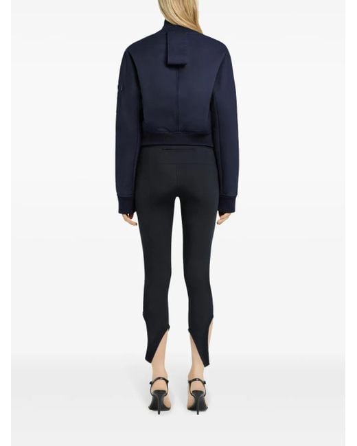 Courreges Blue Capri Leggings