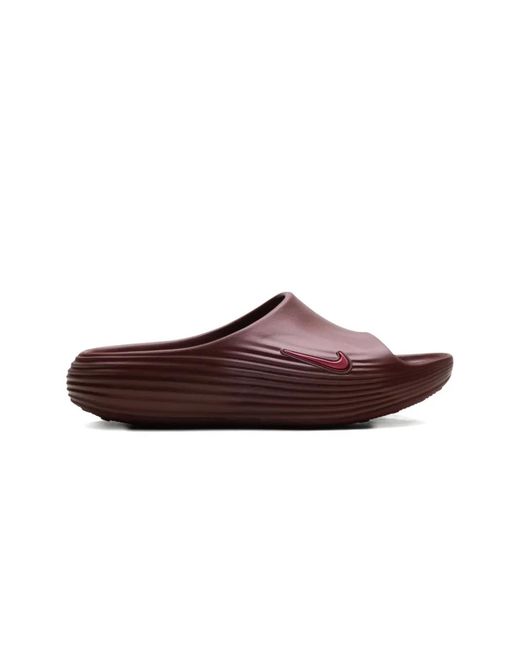 Nike Brown Reactx Rejuven8 "Team" Slides for men