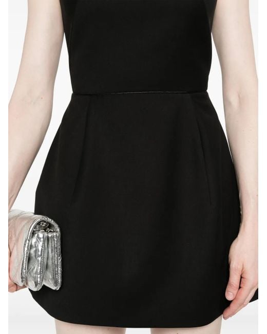 Ioana Ciolacu Black Flared Mini Dress