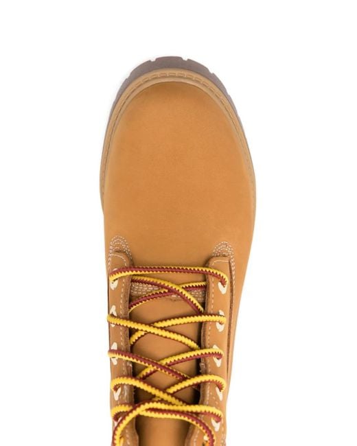 Timberland Brown 55Mm Stone Street Platform Lace-Up Boots