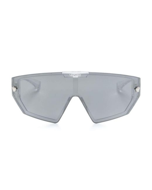 Versace Gray Pilot-frame Sunglasses
