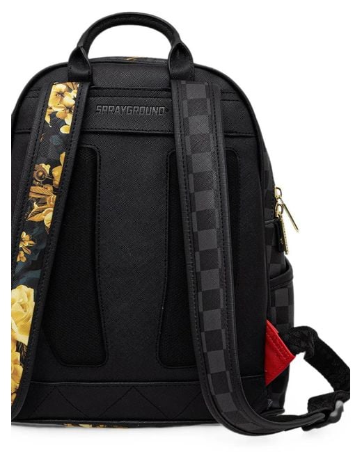 Sprayground Blue Check-Print Backpack