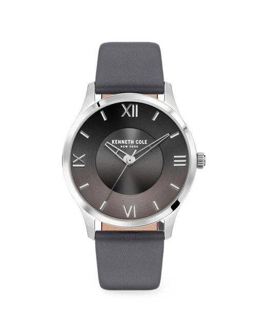Kenneth Cole Gray Montre À Chiffres Romains Mm