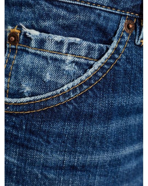 DSquared² Blue Teddy Ripped Jeans