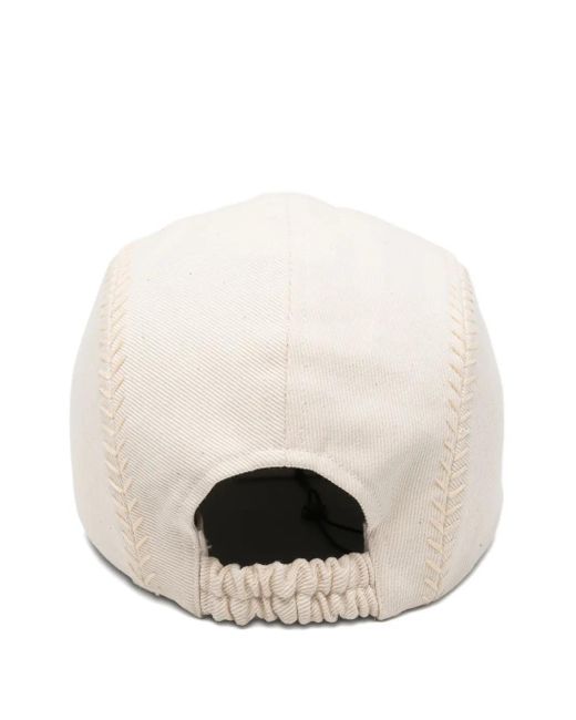 Jacquemus Natural Logo-Embroidered Cap