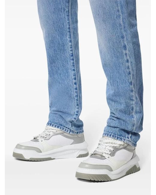Versace White Odyssey Sneakers for men