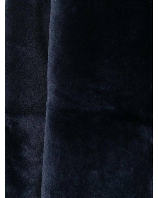 Abrigo Reversible Con Capucha Liska de color Black
