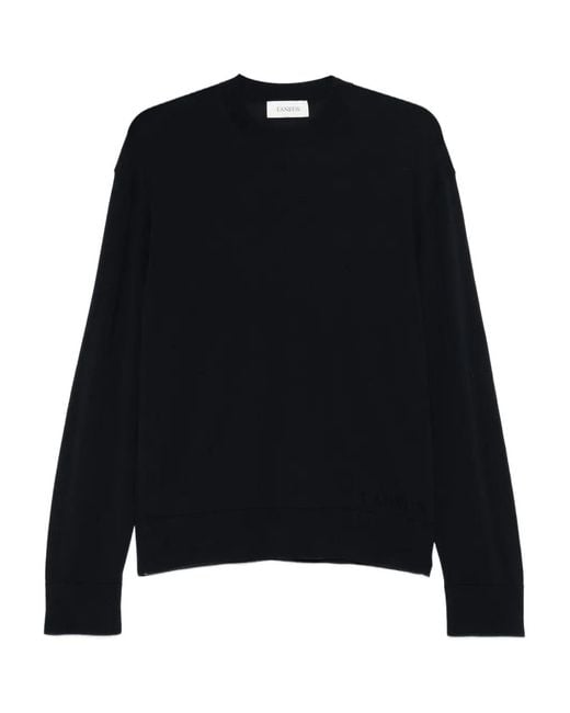 Laneus Black Pull À Logo for men