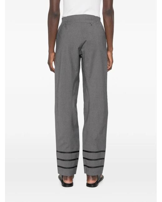 Coperni Gray Buttoned Pocket Trousers