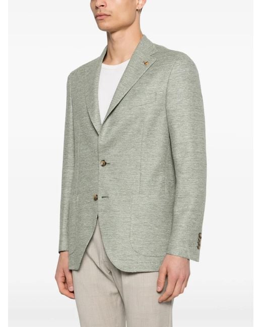 Latorre Green Patch-Pocket Blazer for men