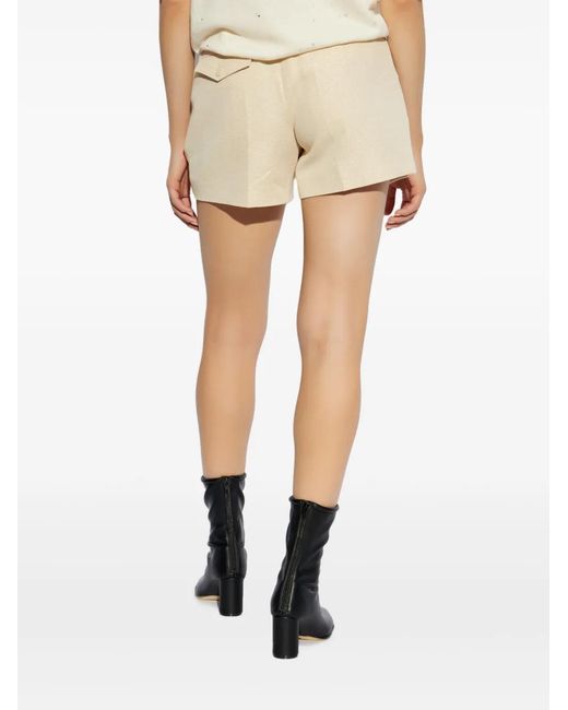 Zadig & Voltaire Natural Tailored Shorts