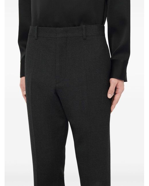 Jil Sander Gray Tapered-Leg Trousers for men