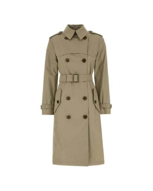 Burberry Natural Double-Breasted Trench Coat