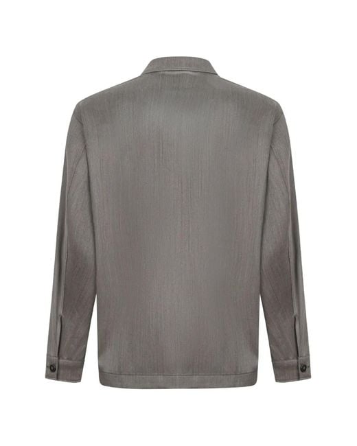 Boss Gray Button Pocket Jacket for men