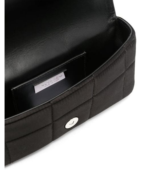 DSquared² Black D2 Statement Quilted Clutch Bag