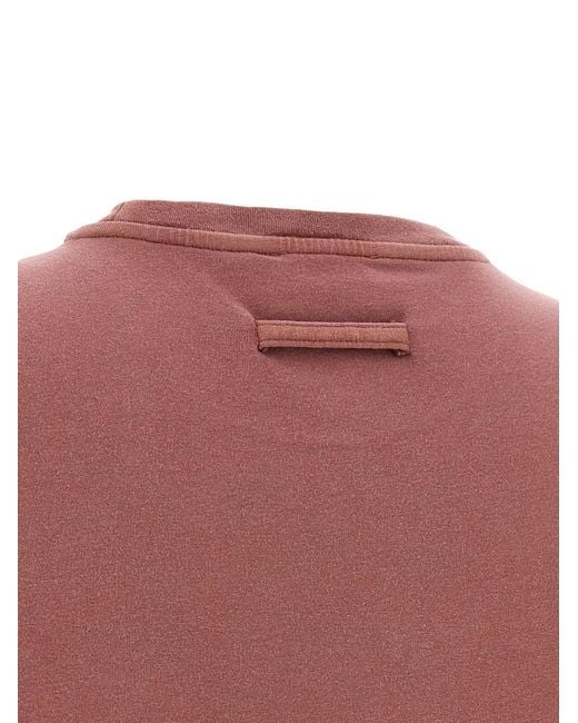 Jean Paul Gaultier Pink 'The Needles Embroidered' T-Shirt