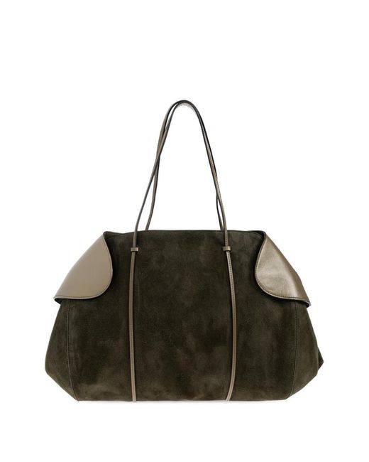 Neous Black Berenices Suede Tote Bag
