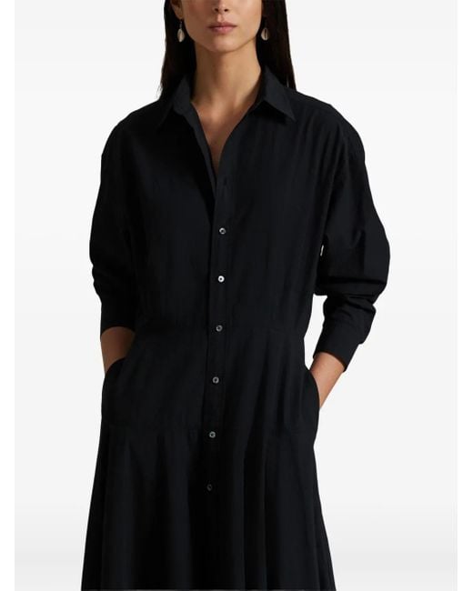 Polo Ralph Lauren Black Midi Dress