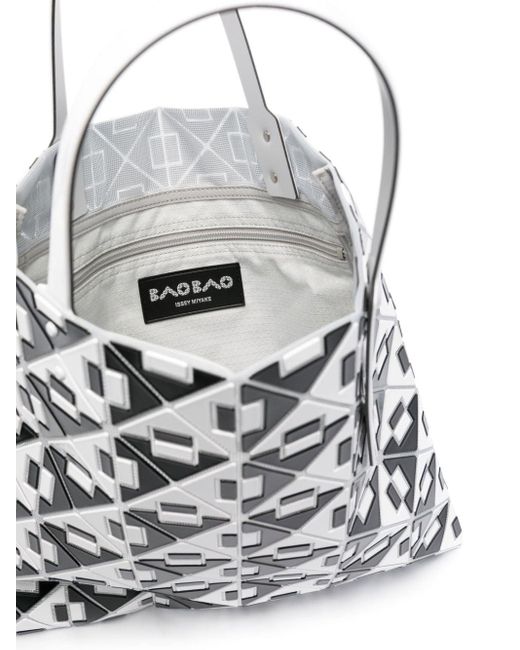 Bolso shopper Connect con diseño geométrico Bao Bao Issey Miyake de color White