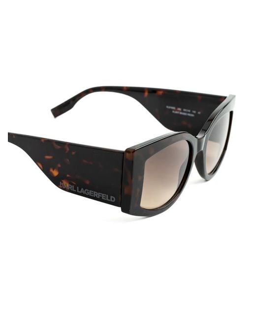 Karl Lagerfeld Natural Logo-Print Sunglasses