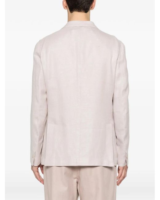 Eleventy Pink Single-Breasted Blazer for men