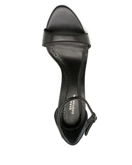 Sarah Chofakian Joy 95mm サンダル Black