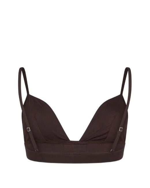 DSquared² Brown Triangle Bra