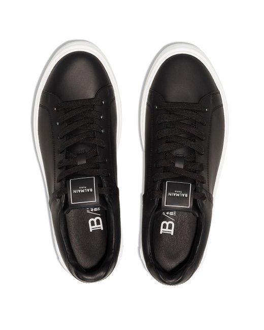 Balmain Black B-court Low-top Sneakers