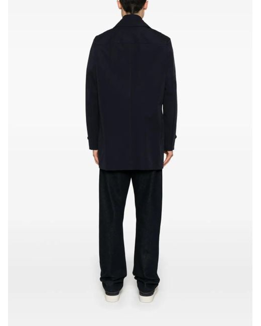 Fay Morning Coat Trenchcoat in Blue für Herren