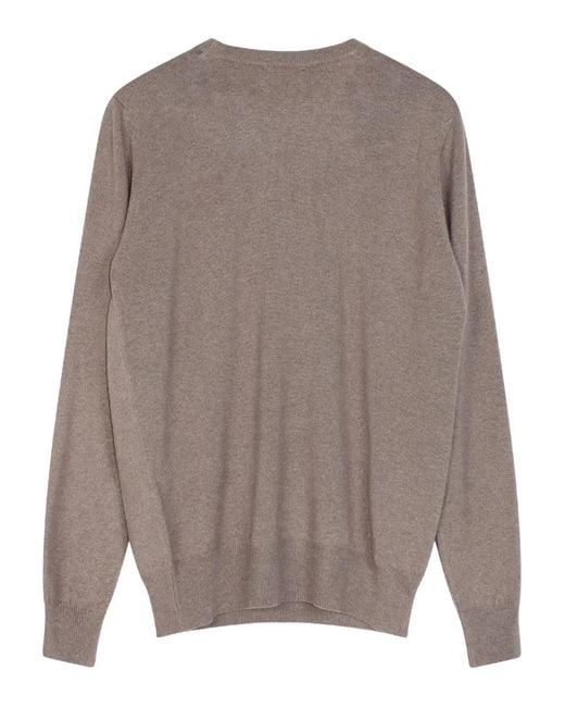 Refrigiwear Gray Logo-Patch Sweater for men