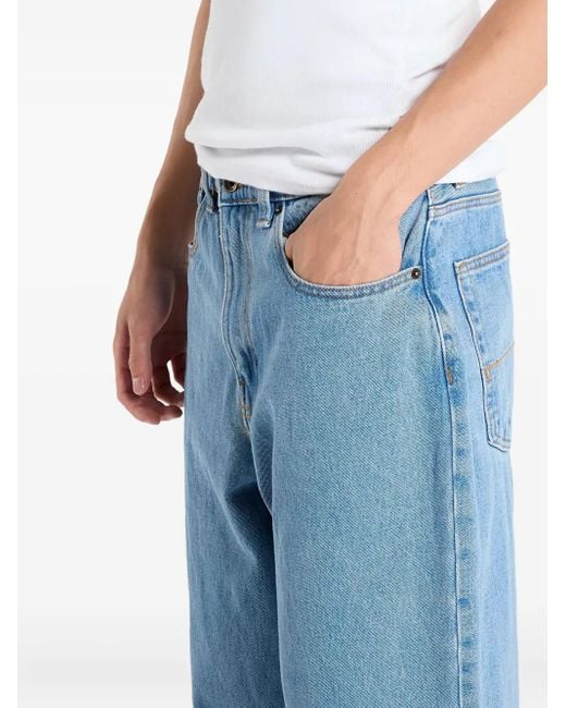 Vaqueros estilo baggy a cuadros Vans de hombre de color Blue
