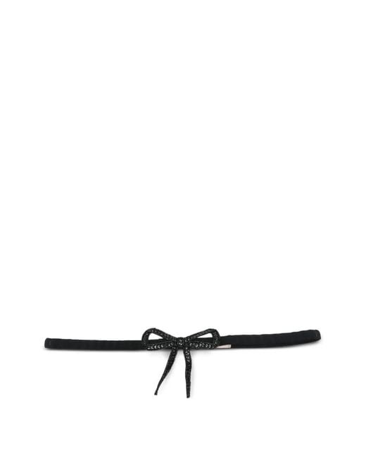 N°21 White Bow Embellished Belt