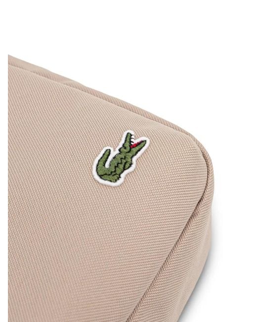 Lacoste Natural Gürteltasche Mit Logo-Patch
