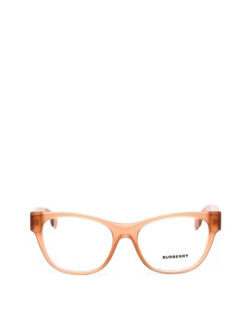 Burberry Orange Cat-Eye Glasses