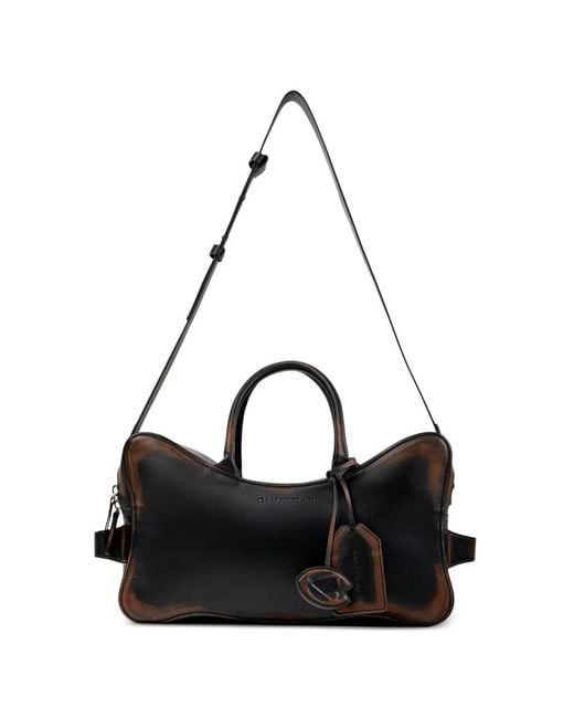 CAMPERLAB Black Lunssi Shoulder Bag for men