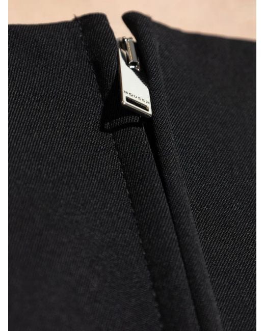 Alexander McQueen Black Top Aus Wolle