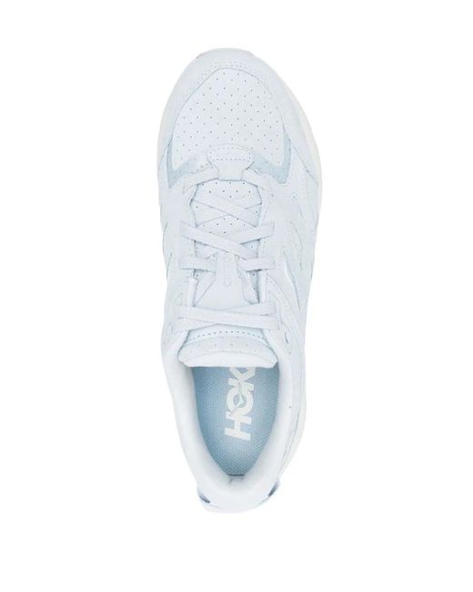 Hoka One One White Clifton L Low-Top Sneakers