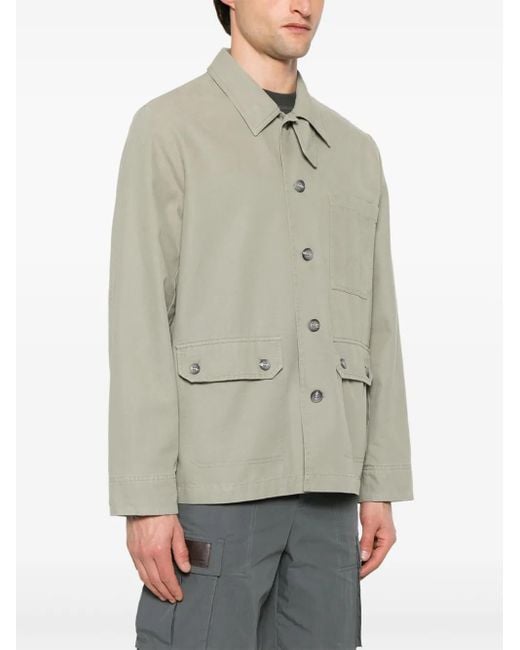 A.P.C. White Cotton Jacket for men