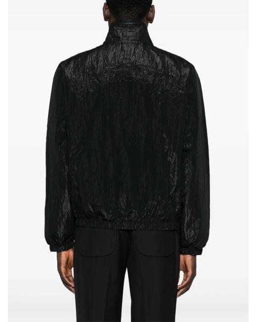 Chaqueta con parche del logo Lacoste de hombre de color Black