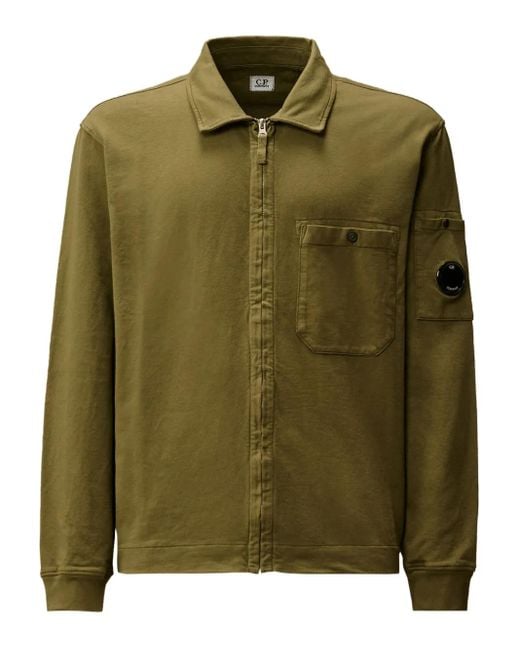 Sobrecamisa con bolsillo con cremallera C P Company de hombre de color Green