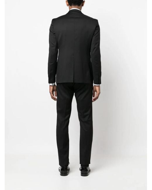 Tagliatore Black Smoking Suit for men