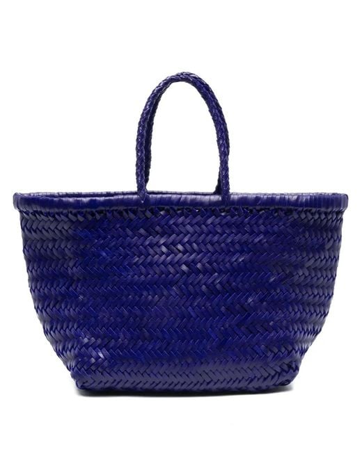 Dragon Diffusion Blue Small Triple Jump Tote Bag