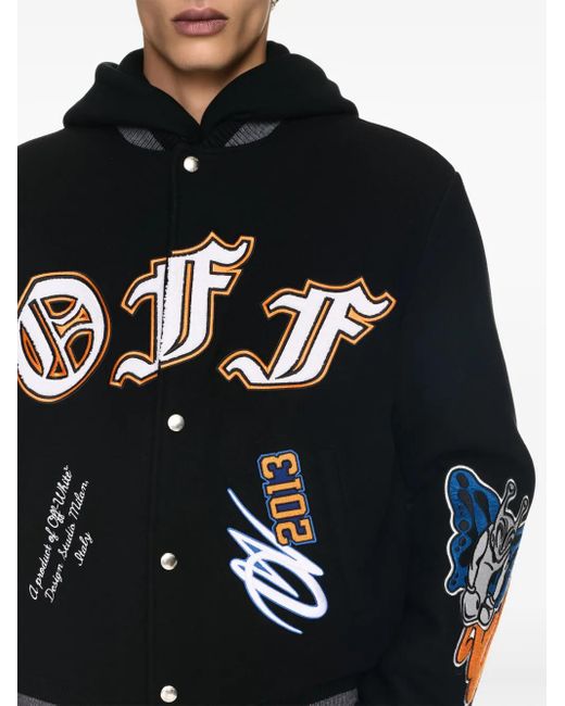 Off-White c/o Virgil Abloh Black Off- Jackets for men
