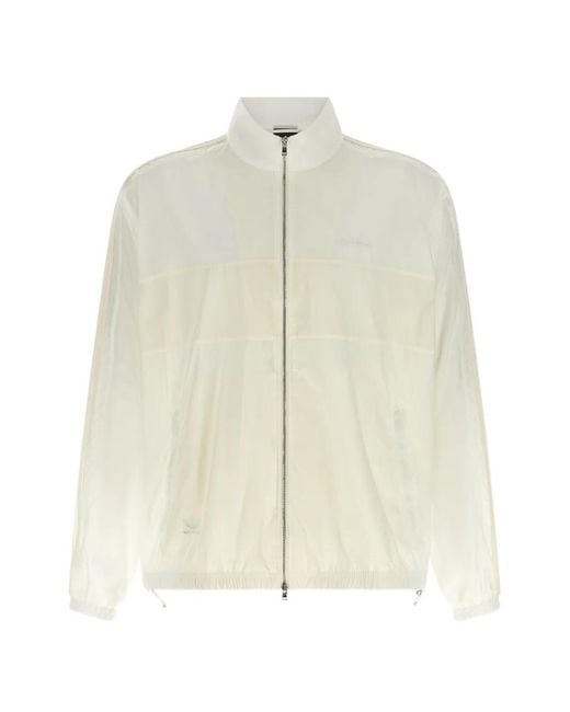 Adidas White X Wales Bonner Logo-Embroidered Zip-Up Jacket