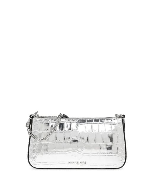 MICHAEL Michael Kors White Medium Empire Shoulder Bag