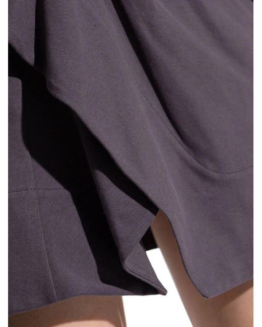 Isabel Marant Berenice Mini-Rok Met Gewikkeld Effect in het Purple